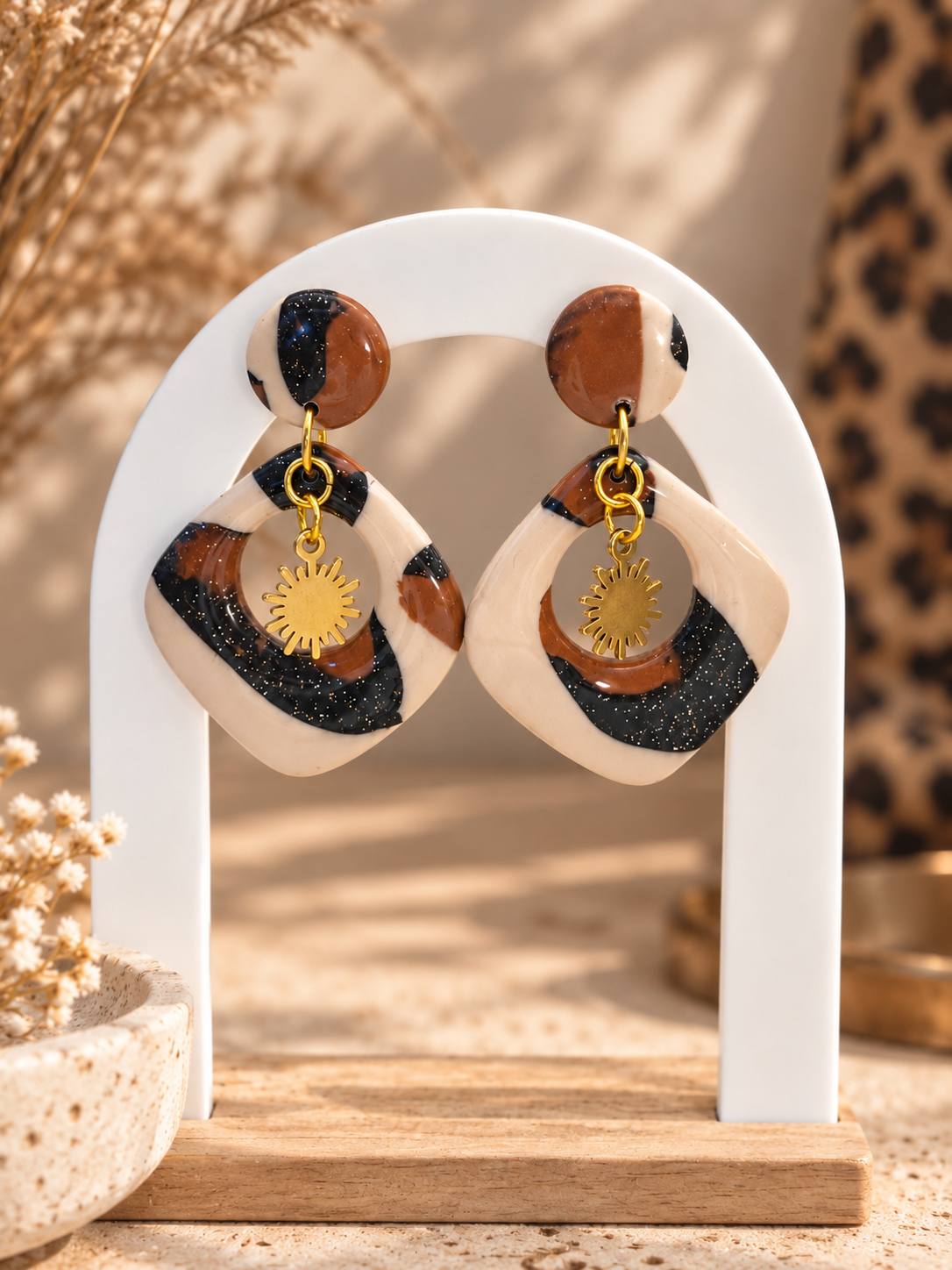 Boucles Louxor Panthère