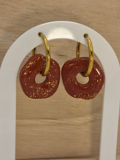Unique - Pampilles Donut acajou