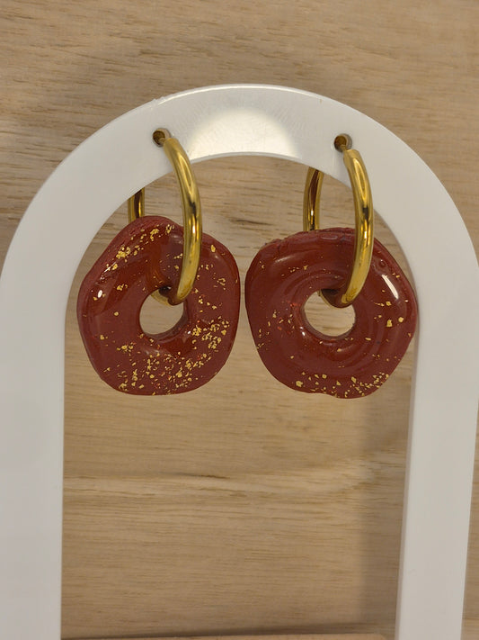 Unique - Pampilles Donut acajou
